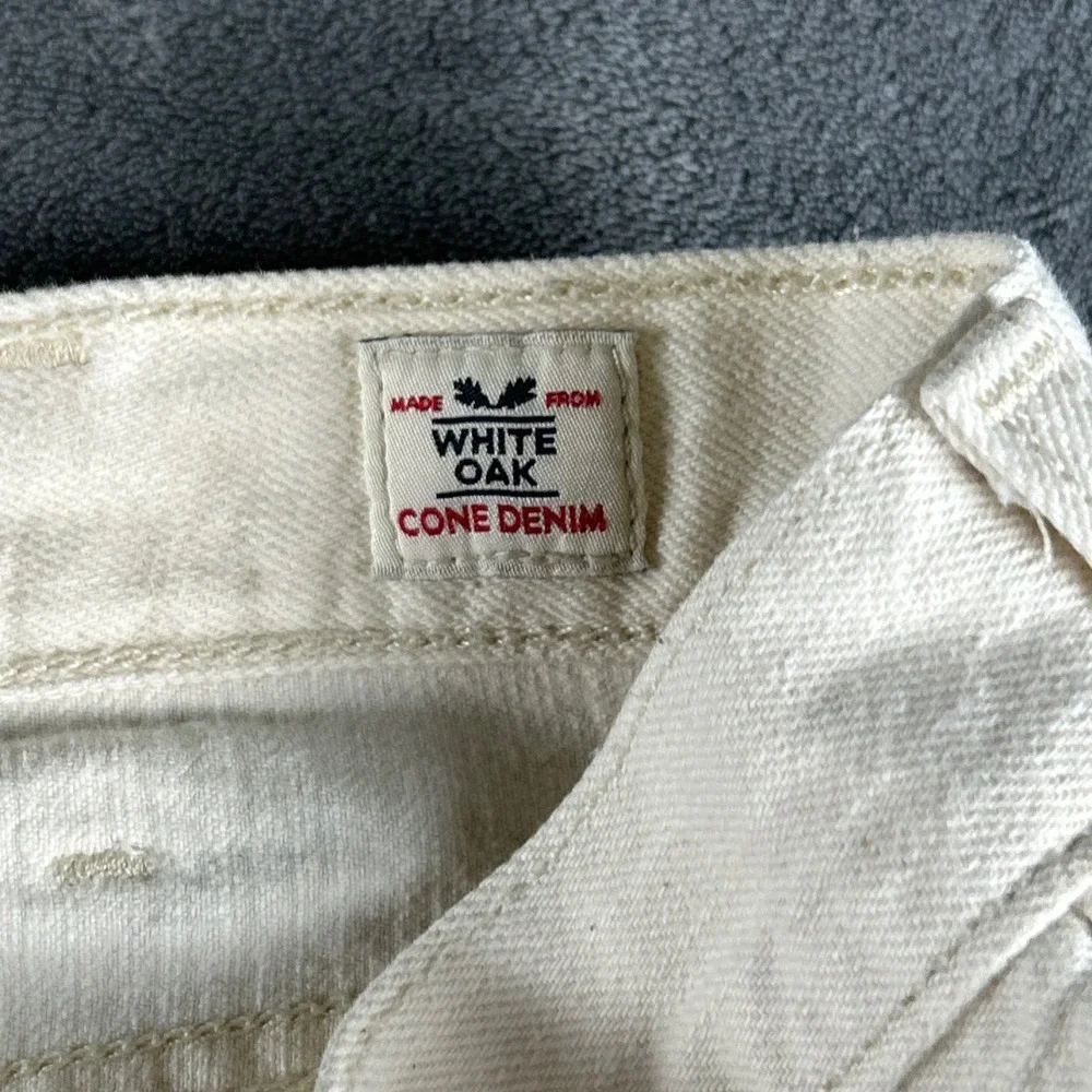 Levis 501 White Oak‎ Cone Denim Mens Jeans Off White Cream 40x30 Button Fly